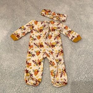Chick Pea Sleeper with Headband